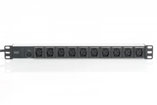 Digitus Power strip PDU 19-inch aluminium 1U, 10 sockets IEC C13, 10A, 2500W, 2m - Image 2