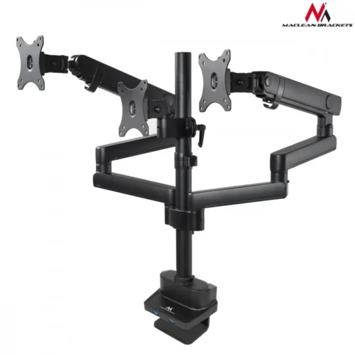 Maclean Triple Stand For 3 Monitor Screens MC-811 - Image 4