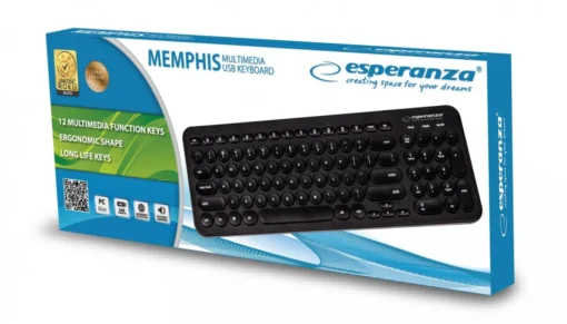 Esperanza Multimedia Wired USB Keyboard MEM - Image 2