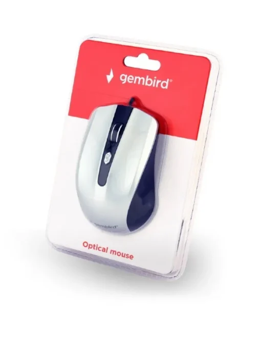 Gembird Optical mouse USB black-silver - Image 3