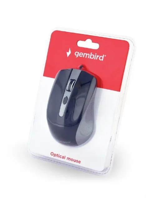 Gembird Optical mouse USB gray-black - Image 3