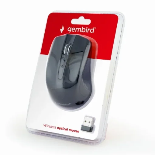 Gembird Wireless optical mouse black - Image 3