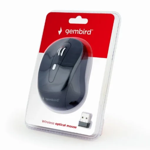 Gembird Wireless optical mouse 6-buttons black - Image 2