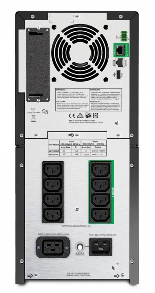 APC SMT3000IC SmartUPS 3kVA 2.7kW Tower SmartConnect - Image 2