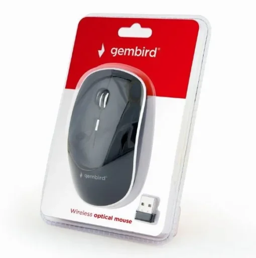 Gembird Wireless optical mouse black - Image 3