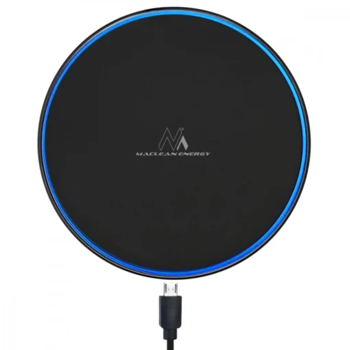 Maclean Wireless Desktop Charger Black MCE250 B