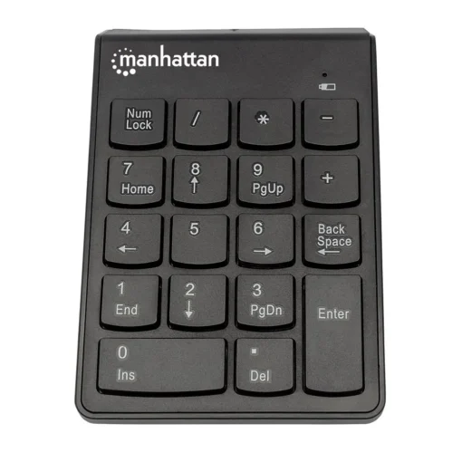 Manhattan Keypad wireless numeric asynchronous 18 keys black - Image 3