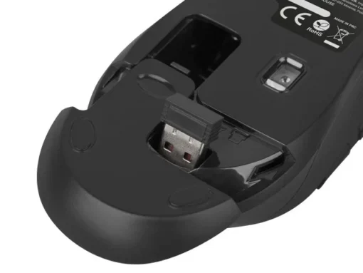 Natec Wireless mouse Robin 1600 DPI black - Image 5