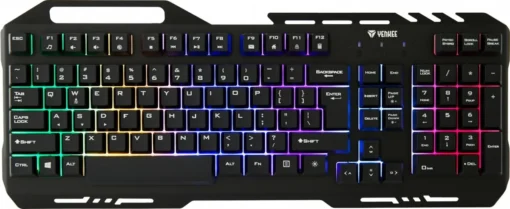 YENKEE Keyboard YKB 3200 SHADOW metal LED