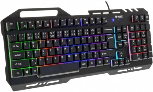 YENKEE Keyboard YKB 3200 SHADOW metal, LED - Image 3