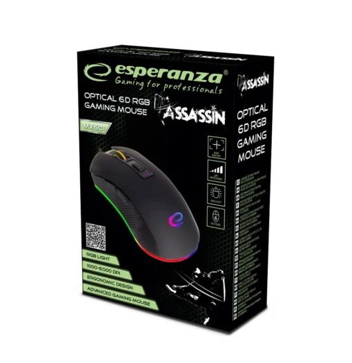 Esperanza Gaming 6d optical mouse usb assassin - Image 5