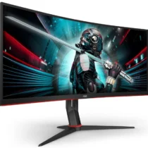 AOC Display CU34G2X/BK 34 inch VA 144Hz 1ms HDMIx2 DP Height Adjustment