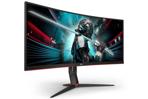 AOC Display CU34G2X/BK 34 inch VA 144Hz 1ms HDMIx2 DP Height Adjustment