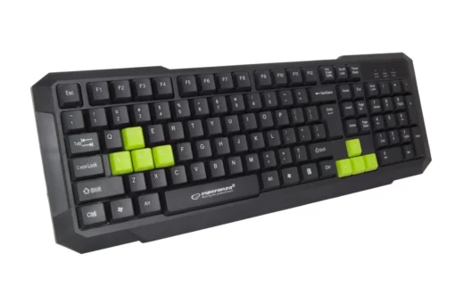 Esperanza Usb gaming keyboard aspis green - Image 4