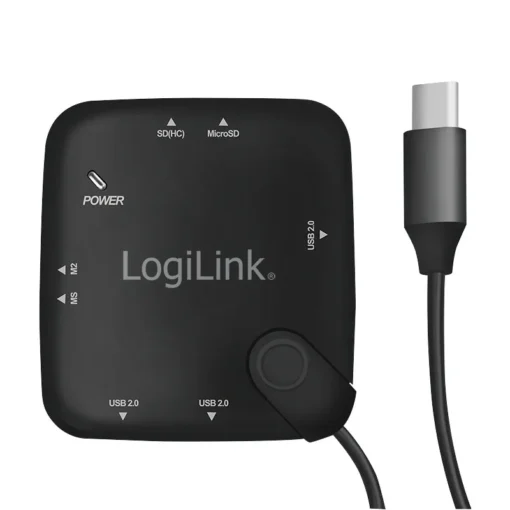 LogiLink USB Typ-C, OTG multifunc tion hub and card reade - Image 2