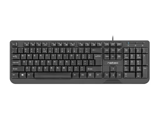 Natec Keyboard Trout Slim 1.8m black USB - Image 2