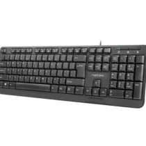 Natec Keyboard Trout Slim 1.8m black USB