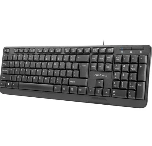 Natec Keyboard Trout Slim 1.8m black USB