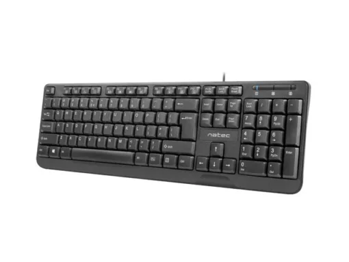 Natec Keyboard Trout Slim 1.8m black USB