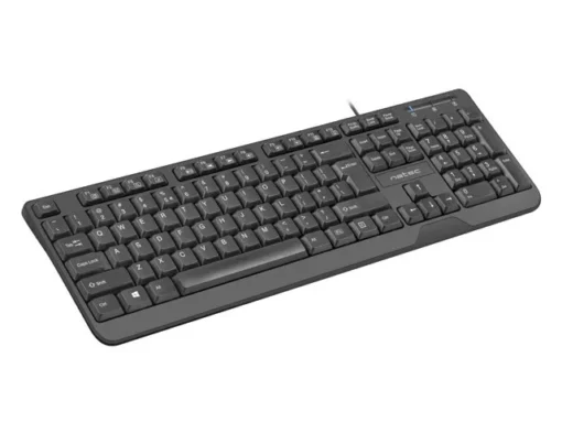 Natec Keyboard Trout Slim 1.8m black USB - Image 3