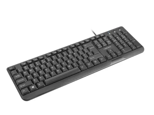 Natec Keyboard Trout Slim 1.8m black USB - Image 4