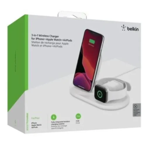 Belkin Wireless Charging 3in1 Pad white - Image 2