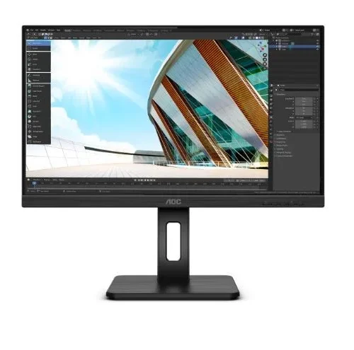 AOC Monitor 23.8 inches 24P2Q IPS DP DVI HDMI USB Pivot