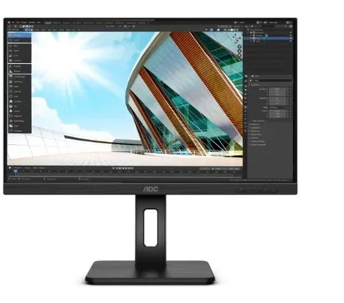 AOC Monitor Q24P2Q 23.8 IPS HDMI DP USB Pivot