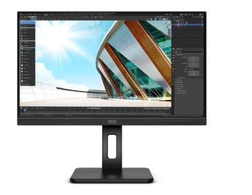 AOC Monitor Q24P2Q 23.8 IPS HDMI DP USB Pivot