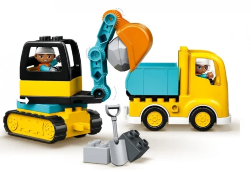 LEGO Bricks DUPLO Truck & Tracked Excavator - Image 4