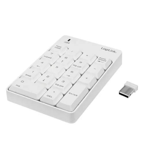 LogiLink Wireless kaypad 2.4GHz white - Image 4