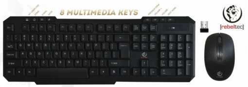 Rebeltec Wireless set: keyboard+ mouse Vortex - Image 2