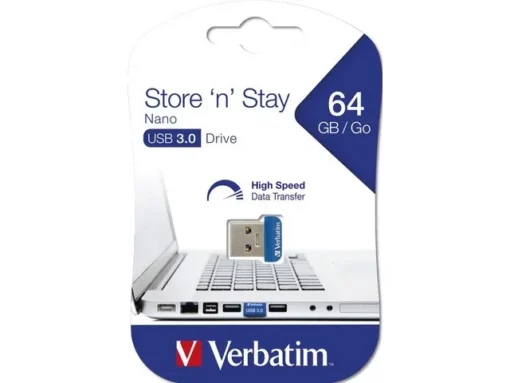 Verbatim Pendrive 64GB Nano Store USB 3.0 - Image 3