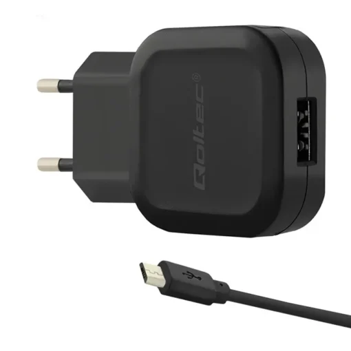 Qoltec Charger 12W 5V 2.4A USB + Micro USB cable