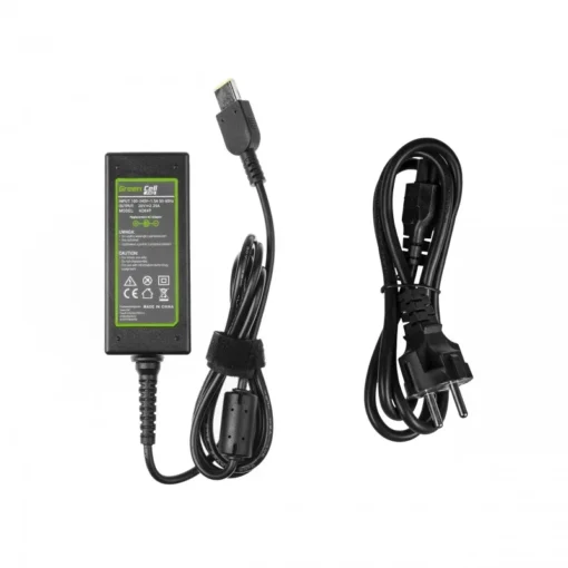 Green Cell Charger PRO 20V 2.25A 45W Slim Tip for Lenovo G50-30 - Image 3