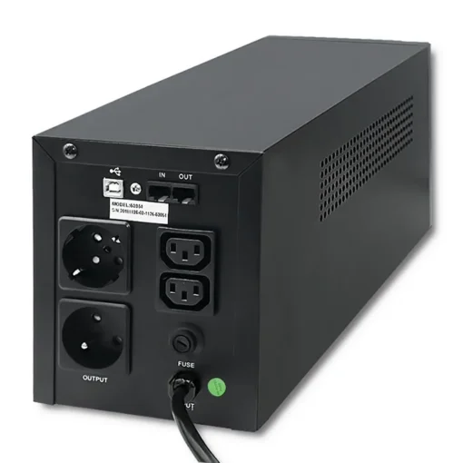 Qoltec UPS MONOLITH | 1200VA | 720W | LCD | USB - Image 2