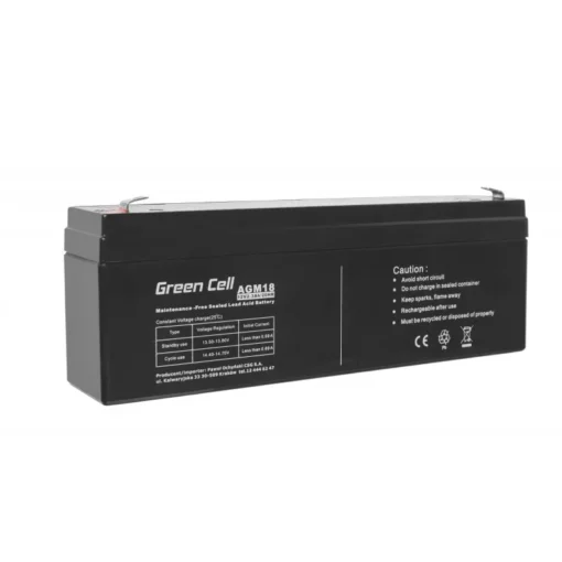 Green Cell Battery AGM GC 12V 2.3Ah