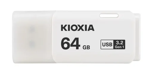 Kioxia Pendrive Hayabusa U301 64GB USB 3.2. gen.1 White