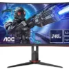 AOC Monitor C32G2ZE/BK 31.5 inch ;VA Curved 240Hz HDMIx2 DP