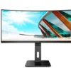 AOC Monitor CU34P2A 34 inch VA Curved 100Hz HDMIx2 DP Height Adjustment