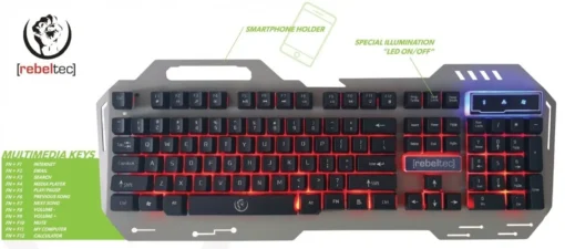 Rebeltec Game keyboard steel body Rebeltec DISCOVERY 2 - Image 4