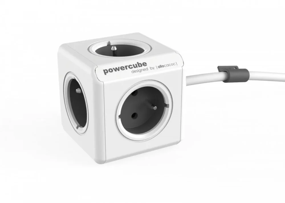 Allocacoc PowerCube Extended 1,5M сив
