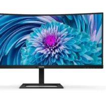 Philips Monitor 346E2CUAE 34 inch VA Curved HDMI DP USB-C height adjustment