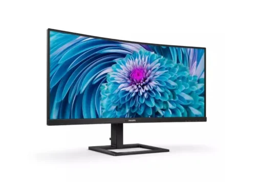 Philips Monitor 346E2CUAE 34 inch VA Curved HDMI DP USB-C, height adjustment - Image 2