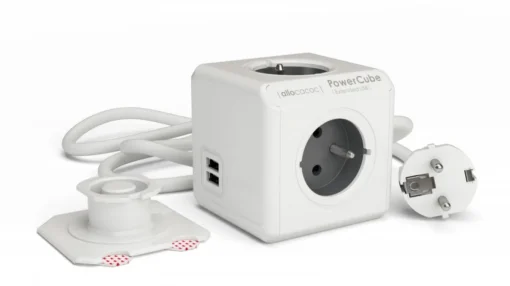 Allocacoc PowerCube USB Extended 3m 2404 Grey