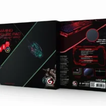 Gembird Gaming mouse pad L size with LED light effect