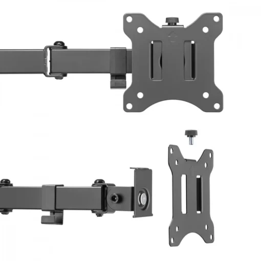 Maclean Double Desk Monitor LCD Bracket NC-884 - Image 3