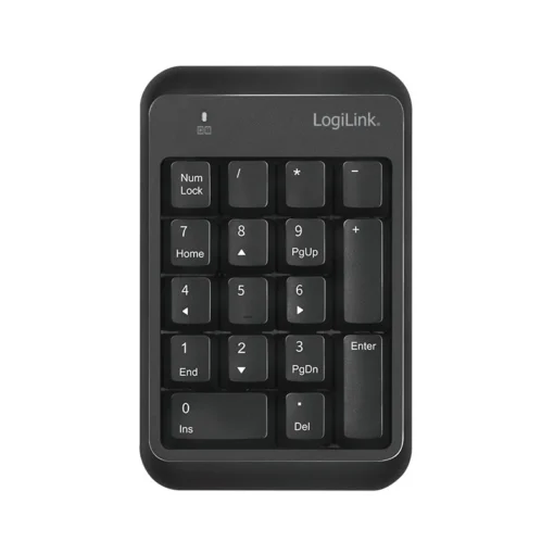 LogiLink Wireless keypad Bluetooth v5.1 black