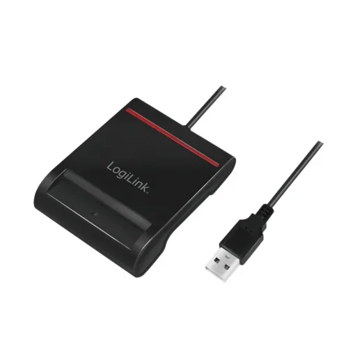 LogiLink USB 2.0 smart ID cardreader, black - Image 5