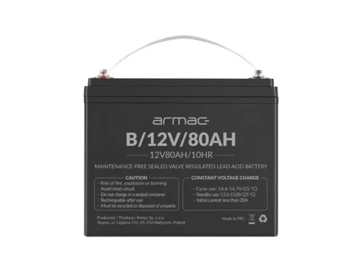 Armac Battery 12v agm 12v 80ah universal B/12V/80AH